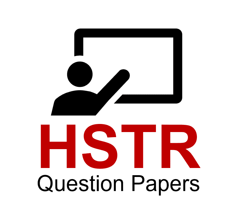 HSTR Previous Question Papers